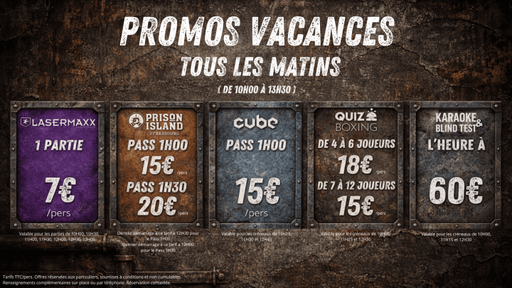 Promos matin vacances Dorlisheim